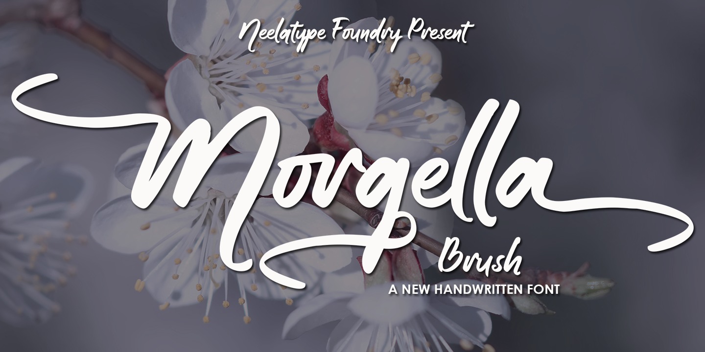 Morgella Brush Font